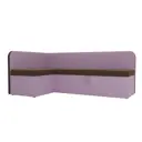 Диван Лига Диванов Форест 107088L 199x82x127 см микровельвет цвет коричневый/сиреневый