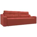 Диван Лига Диванов Итон 230x88x93 см микровельвет цвет коралловый