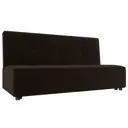 Диван Лига Диванов Зиммер 201x95x88 см микровельвет цвет коричневый