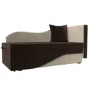 Диван Лига Диванов Гармония 28142 135x80x75 см вельвет цвет коричневый