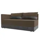 Диван Лига Диванов Никас 105211L 150x73x82 см цвет коричневый