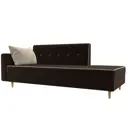 Диван Лига Диванов Селена 105230L 214x84x85 см цвет коричневый
