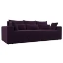 Диван Лига Диванов Майами 114685 250x90x105 см велюр цвет фиолетовый