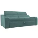 Диван Лига Диванов Медиус 107049 195x76x103 см велюр цвет бирюзовый