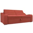 Диван Лига Диванов Медиус 107059 195x76x103 см вельвет цвет коралловый