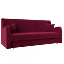 Диван Лига Диванов Лига-017 118110 206x90x83 см вельвет цвет бордовый