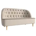 Диван-кушетка Лига Диванов Амиса 144x82x65 см рогожка цвет бежевый