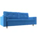 Диван Лига диванов Белфаст 225x90x95 см велюр цвет голубой