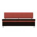 Кухонный диван Лига Диванов Стайл 111635 170x89x57 см микровельвет цвет коричневый/коралловый