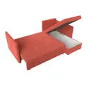 Диван Лига Диванов Слим 119979 213x85x140 см вельвет цвет красный