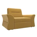 Кресло Лига Диванов Клайд 109329 108x83x88 см велюр цвет желтый