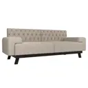 Диван Лига диванов Мюнхен 109136 206x84x78 см рогожка цвет бежевый