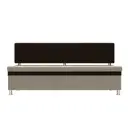 Диван Лига Диванов Стайл 100861 170x89x57 см микровельвет цвет бежевый/коричневый