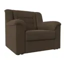 Кресло Лига Диванов Карелия 105x88x90 см рогожка цвет коричневый