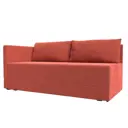 Кушетка Лига Диванов Никас 118406L 150x73x82 см вельвет цвет коралловый