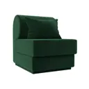 Кресло Лига диванов Кипр 116334 64x77x83 см велюр цвет зелёный