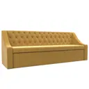 Диван Лига диванов Мерлин 203x87x65 см микровельвет цвет желтый 109414