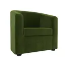 Кресло Лига Диванов Норден 109055 73x78x74 см микровельвет цвет зеленый