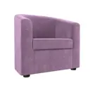 Кресло Лига Диванов Норден 109058 73x78x74 см микровельвет цвет сиреневый
