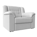 Кресло Лига Диванов Карелия 105x88x90 см экокожа цвет белый