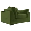 Кресло Лига диванов Пекин 115386 135x90x109 см вельвет цвет зелёный