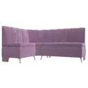 Диван Лига Диванов Кантри левый угол 172x88x134 см микровельвет цвет сиреневый