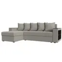 Диван Лига Диванов Дубай Лайт 121638L 241x80x140 см рогожка цвет амур бежевый