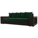 Диван Лига Диванов Дубай 110572R 243x80x106 см велюр цвет зеленый