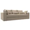 Диван Лига Диванов Майами 114689 250x90x105 см велюр цвет бежевый