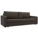 Диван раскладной Лига диванов 213x90x80 см рогожка цвет амур 05 коричневый