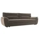Диван раскладной Лига диванов 233x90x80 см велюр цвет коричневый