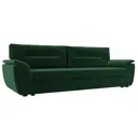 Диван раскладной Лига диванов 233x90x80 см велюр цвет зеленый