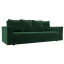 Диван раскладной Лига диванов 228x83x79 см велюр цвет зеленый