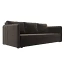 Диван раскладной Лига диванов 202x90x80 см велюр цвет коричневый