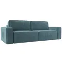 Диван раскладной Лига диванов 252x88x116 см велюр цвет бирюзовый