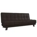 Диван раскладной Лига диванов 188x92x85 см эко-кожа цвет коричневый