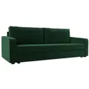 Диван раскладной Лига диванов 213x90x80 см велюр цвет зеленый
