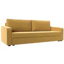 Диван раскладной Лига диванов 213x90x80 см вельвет цвет желтый