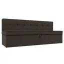 Диван кухонный Лига диванов Техас 184 x 83 x 64 см цвет амур 05 коричневый