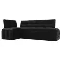 Диван кухонный Лига диванов Люксор 28599L_спб 212 x 82 x 115 см цвет черный