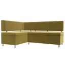 Диван кухонный Лига диванов Стайл 114519L_спб 170 x 87 x 114 см цвет желтый