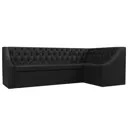 Диван кухонный Лига диванов Мерлин 100461_спб 200 x 88 x 130 см цвет черный