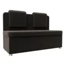 Диван кухонный Лига диванов Маккон 122 x 88 x 54 см цвет коричневый