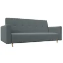 Диван раскладной Лига диванов 217x100x93 см рогожка цвет амур 07 серый