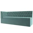 Диван кухонный Лига Диванов Маркиз 112824L 183x86x63 см велюр цвет бирюзовый