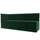 Диван кухонный Лига Диванов Маркиз 112826L 183x86x63 см велюр цвет зеленый