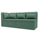 Диван кухонный Лига диванов Метро 125882L 188 x 88 x 64 см цвет амур зеленый