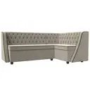Диван кухонный Лига диванов Лофт 197x85x136 см микровельвет 104593