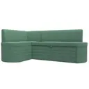 Диван кухонный Лига диванов Токио 123239L 202 x 80 x 125 см цвет амур зеленый