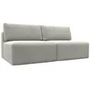 Диван раскладной Лига диванов 129455 200x84x118 см велюр цвет tower 01 молочный